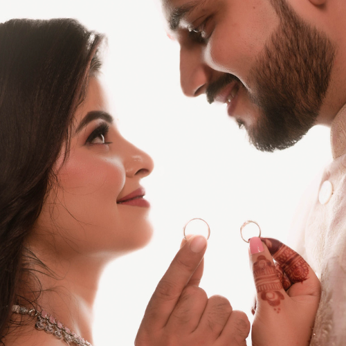 Cinematic Studio Engagement Photography 01